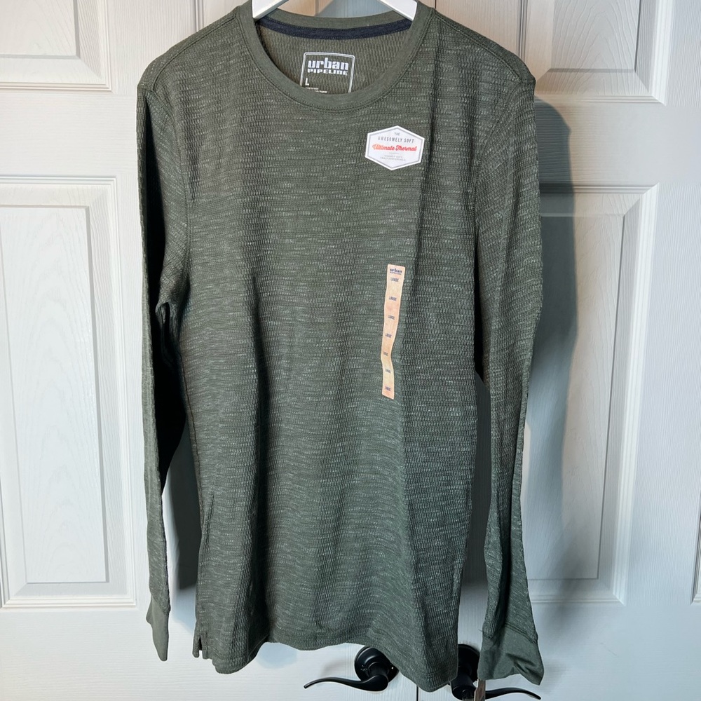 Urban pipeline men’s green shirt in Large brand new